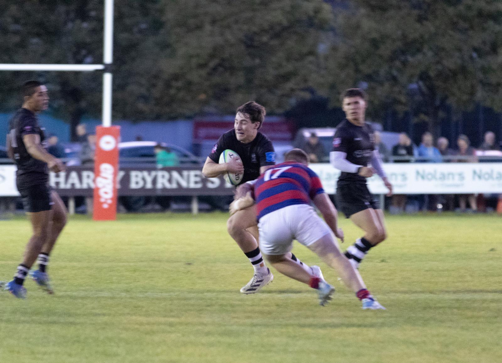 Charlie playing for Old Belvedere
